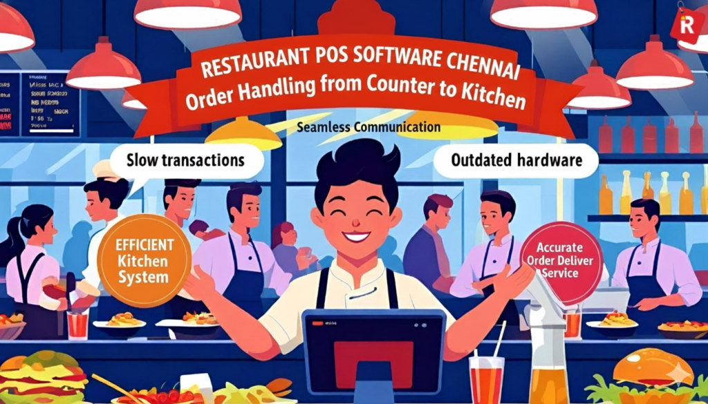 Staff using digital billing system